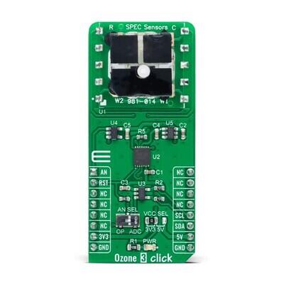 3SP-O3-20, LMP91000 Ozone (O3) Sensor mikroBUS™ Click™ Platform Evaluation Expansion Board - 1