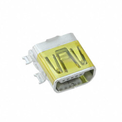 USB - mini AB USB 2.0 OTG Receptacle Connector 5 Position Surface Mount, Right Angle - 1