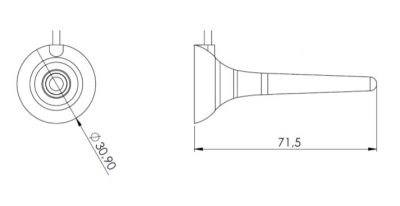 3G/2G GSM Anten, 2.5m RG174 kablo, Mıknatıs Tabanlı Çubuk, SMA 90 Derece Erkek Ni - 2