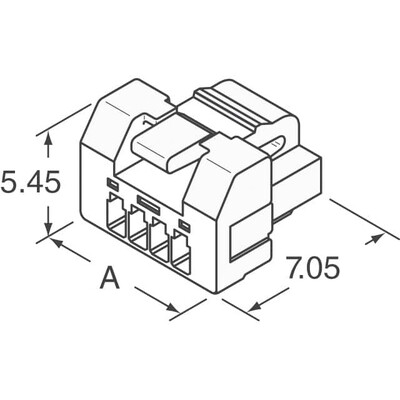 Non-Gendered Contact Tin 26-28 AWG Crimp Stamped - 2