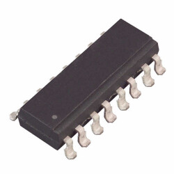 Optoisolator Transistor Output 5000Vrms 4 Channel 16-SMD - 2