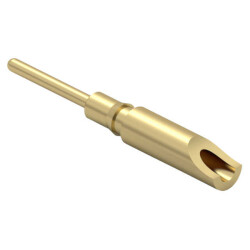 PC Pin Terminal Connector Through Hole Gold 0.025