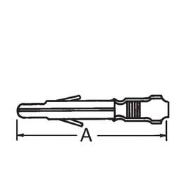 Pin Contact Tin 14-20 AWG Crimp - - 2