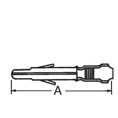 Pin Contact Tin 14-20 AWG Crimp - - 2