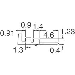 Pin Contact Tin 24-28 AWG Crimp - 2