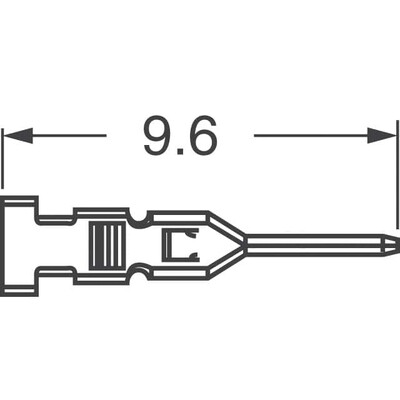 Pin Contact Tin 24-28 AWG Crimp - 3