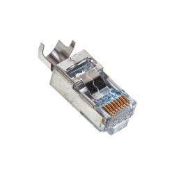 Plug Modular Connector 8p8c (RJ45, Ethernet) Position Shielded Cat6 Crimp - 1