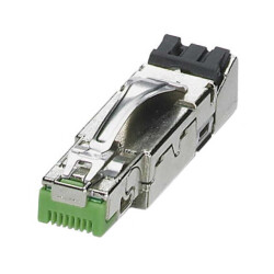 Plug Modular Connector 8p8c (RJ45, Ethernet) Position Shielded Cat5 IDC - 1