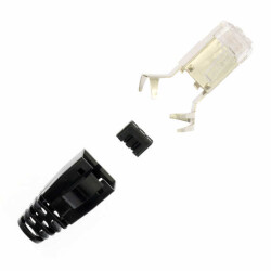 Plug Modular Connector 8p8c (RJ45, Ethernet) Position Shielded Cat6a Crimp - 1