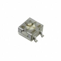 10 kOhms 0.25W, 1/4W Gull Wing Surface Mount Trimmer Potentiometer Cermet 1.0 Turn Top Adjustment - 1