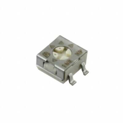 10 kOhms 0.25W, 1/4W Gull Wing Surface Mount Trimmer Potentiometer Cermet 1.0 Turn Top Adjustment - 1