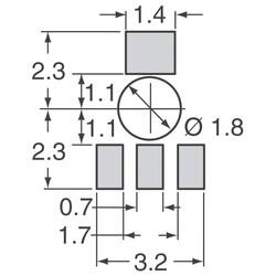 1 MOhms 0.15W J Lead Surface Mount Trimmer Potentiometer Cermet 1 Turn Bottom Adjustment - 6