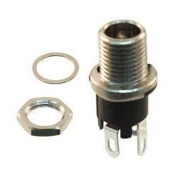 Power Barrel Connector Jack 2.50mm ID (0.098