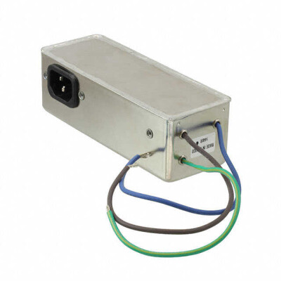 Power Entry Connector Receptacle, Male Blades IEC 320-C14 Panel Mount, Flange - 1