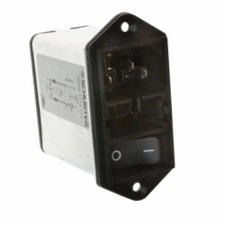 Power Entry Connector Receptacle, Male Blades - Module IEC 320-C14 Panel Mount, Flange - 1