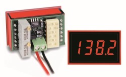 Process Meter LED - Red Characters Display Panel Mount - 1