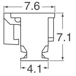 6 Rectangular Connectors - Housings Receptacle Black 0.079