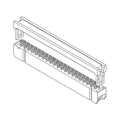 26 Position Rectangular Header Connector IDC Tin 28 AWG - 1