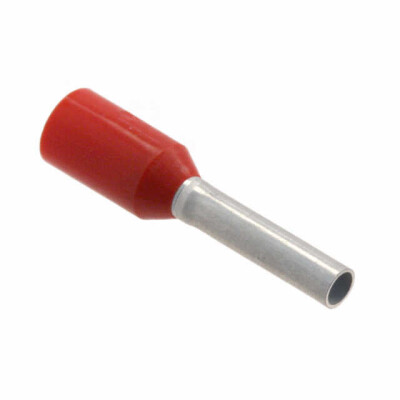 Red Wire Ferrule Connector DIN 18 AWG (1.00mm²) Single Wire - 1