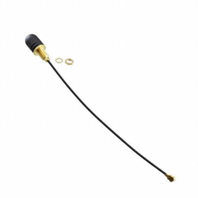 RF ANTENNA Bluetooth, Wi-Fi Whip, Straight U.FL (UMCC), I-PEX MHF1 Panel Mount - 1