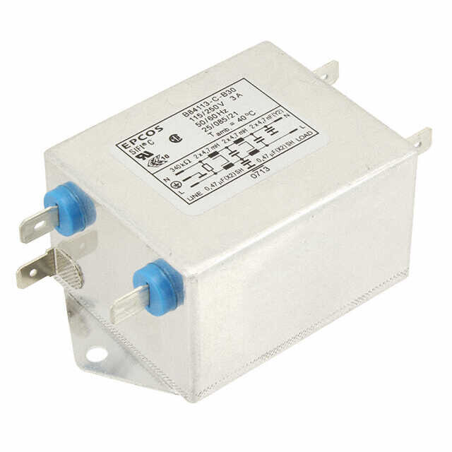  Single Phase Emc/emı Line Filter 3 A 250v 250v 50/60hz Two Stage Quick Connect