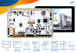 STM32 Embedded Display – Capacitive Touch Panel – Optical bonding – 7-inch TFT LCD screen – SM-RVT70HSSNWC00-B - 1