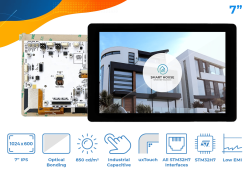 STM32 Embedded Display – Capacitive Touch Panel – Optical bonding – 7-inch TFT LCD screen – SM-RVT70HSSNWC00-B - 2
