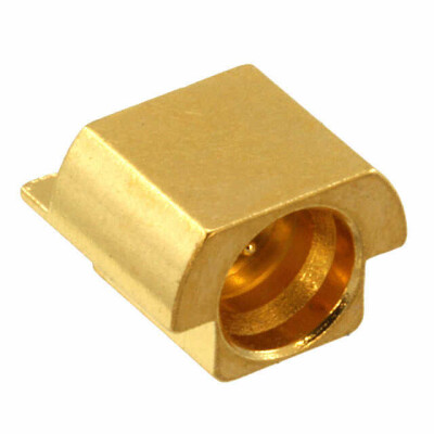 SMP Connector Plug, Male Pin 50 Ohms Board Edge, Cutout; Surface Mount Solder - 1