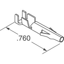 Socket Contact Tin 14-20 AWG Crimp Power - 2