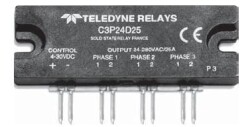 Solid State Relays - PCB Mount 25A 280 VAC 3 phase Random Turn On - 1