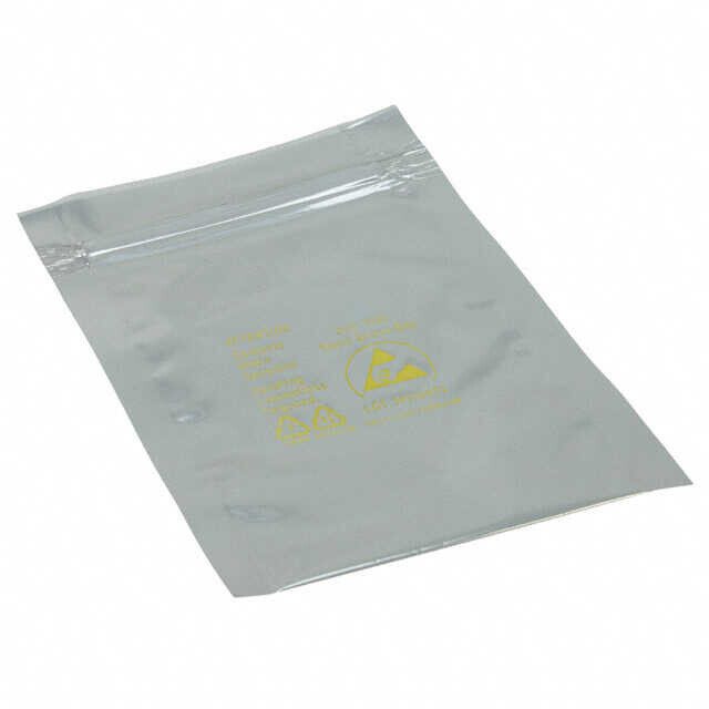  Static Shielding Bag <50nj Energy Shielding Silver 4" (101.6mm) X 6" (152.4mm)