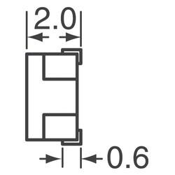 200 kOhms 0.25W, 1/4W J Lead Surface Mount Trimmer Potentiometer Cermet 1.0 Turn Top Adjustment - 3