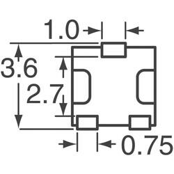 200 kOhms 0.25W, 1/4W J Lead Surface Mount Trimmer Potentiometer Cermet 1.0 Turn Top Adjustment - 4