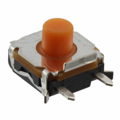 Tactile Switch SPST-NO Side Actuated Through Hole, Right Angle - 1