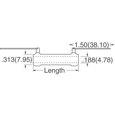 10 kOhms ±5% 20W Through Hole Resistor Axial Flame Retardant Coating, Safety Wirewound - 2