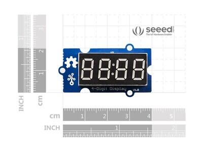 TM1637 7-Segment 4-Digit Display Grove Platform Evaluation Expansion Board - 4