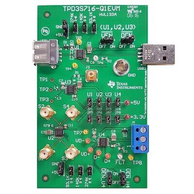 TPD3S716-Q1 USB Port Protection Circuit Protection Evaluation Board - 1