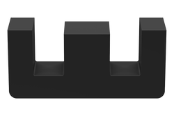 Uncoated N27 Ferrite Core E Type 1.181