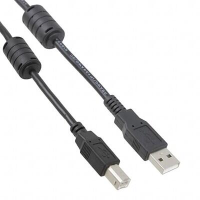 USB 2.0 Cable A Male to B Male 3.28' (1.00m) Shielded - 1