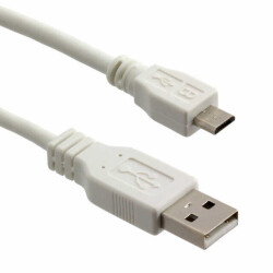 USB 2.0 Cable A Male to Micro B Male 3.00' (914.4mm) Shielded - 1