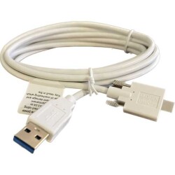 USB 5Gbps (USB 3.0, USB 3.x Gen 1, Superspeed) Cable A Male to C Male 3.28' (1.00m) Shielded - 1