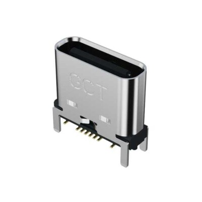 USB-C (USB TYPE-C) USB 2.0 Receptacle Connector 24 (16+8 Dummy) Position Surface Mount, Through Hole - 1