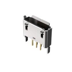 USB - micro AB USB 2.0 Receptacle Connector 5 Position Through Hole - 1