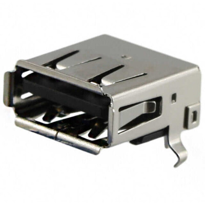 USB-A (USB TYPE-A) Receptacle Connector 4 Position Through Hole, Right Angle - 1