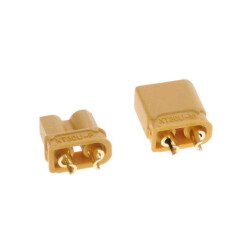 High Quality Gold Plated XT30 Male & Female Bullet Connector - 1