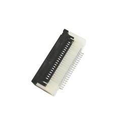 ZIF Connector 0.5mm pitch, 20 pin, Downside contact, flip - 1